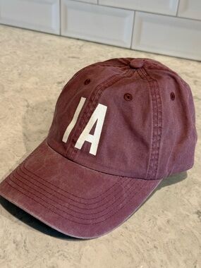 Maroon Frankie Jean IA Iowa Hat Cap